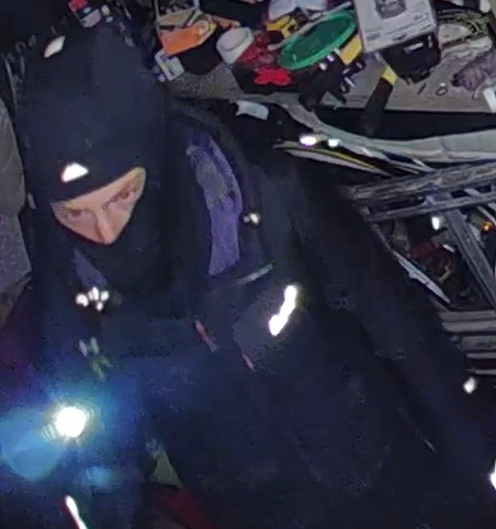 Another police image of a man wanted in connection with a burglary in Petersfield.