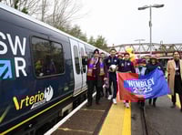 Train named in honour of Aldershot Town’s Wembley triumph