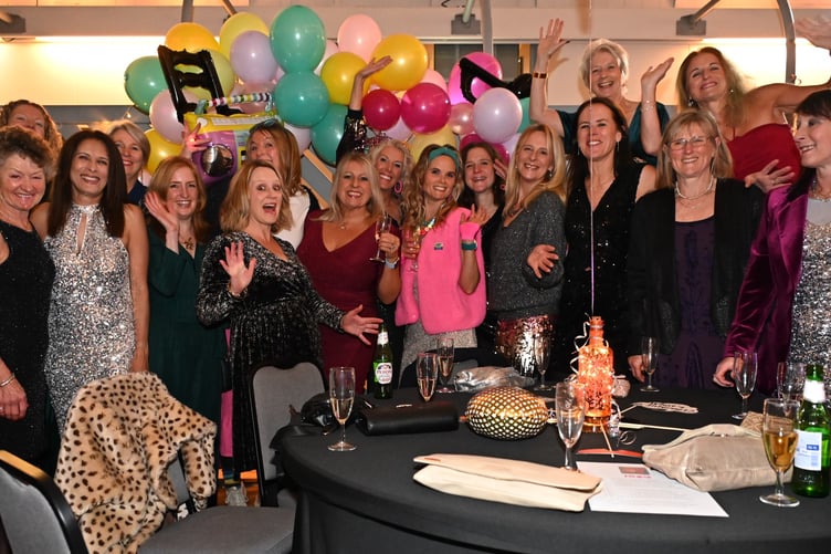 Farnham Runners ladies ready to party