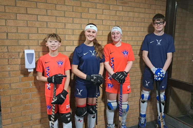 Some of Farnham Roller Hockey Club's players attended England Academy sessions