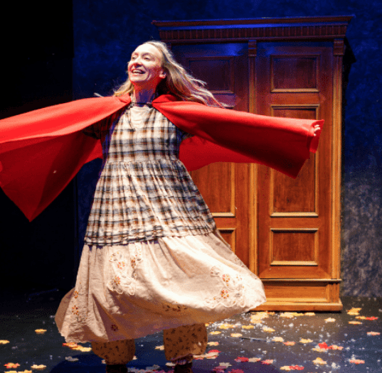 Follow Little Red Riding Hood on journey through magical wardrobe