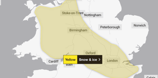 Residents warned as Met Office predicts sleet and snow