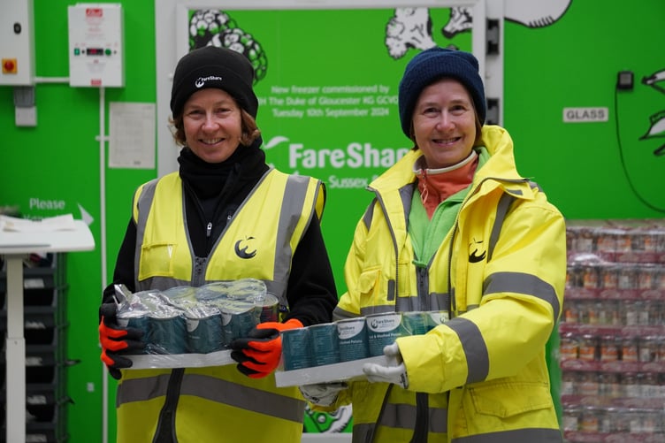 FareShare Sussex & Surrey volunteers.