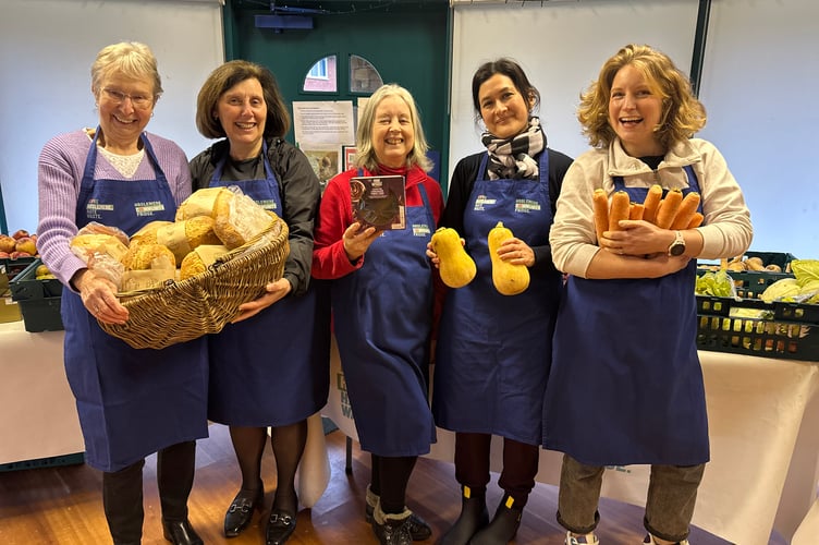Haslemere Community Fridge volunteers: rescuing food and sharing it with families, neighbours, and local community projects