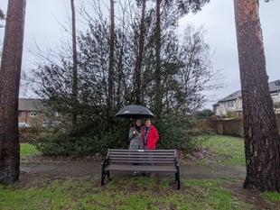 Mayor unveils 'Happy to Chat' bench