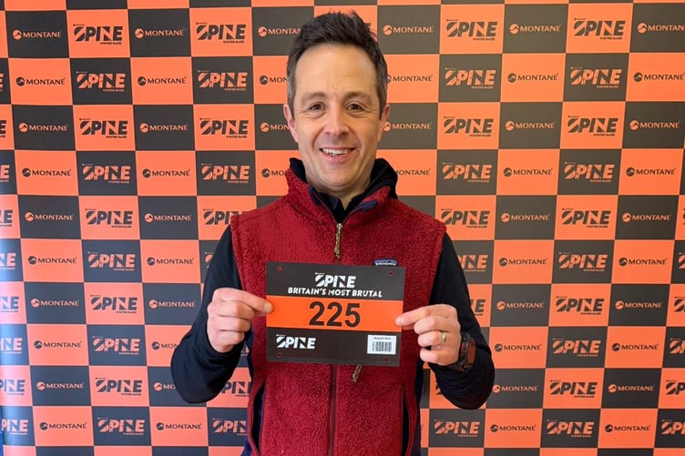 Ben Potts finished ninth male in the full Spine challenge