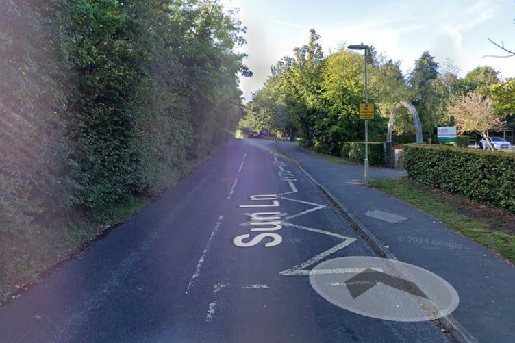 Sun Lane in Alresford.