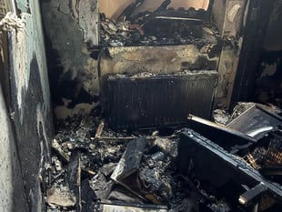 Neighbours unite to support fire-hit family