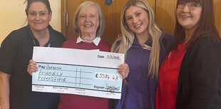 Care in the community as £3,500 handed to dementia charity