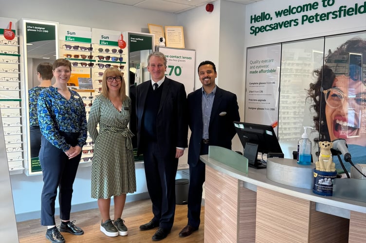Specsavers Petersfield Damian Hinds