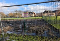 Weather delays parish playground construction