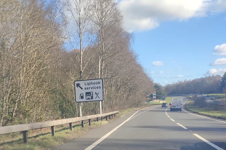HH PP Liphook Services Sign NB A3