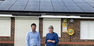 Solar panels and battery system installed at Mill Chase pavilion
