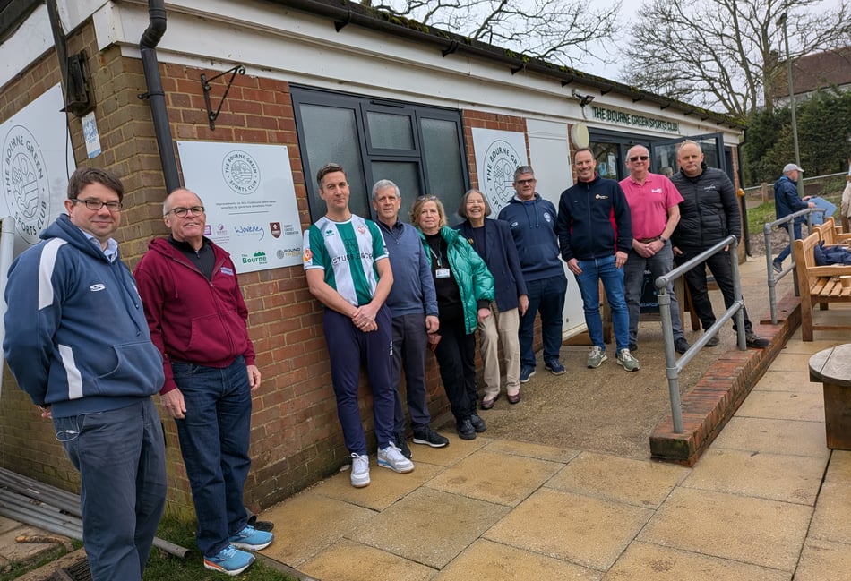 Bourne again: Cheers as sports club gets much-needed makeover