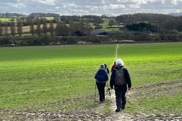 Liphook & District Ramblers went on a circular walk around East Worldham on March 15th 2026.