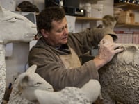 Animals sculpted from clay will greet AppArt visitors