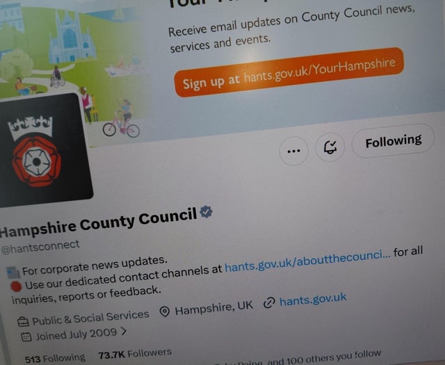 Hampshire County Council to stay on X despite ‘darker’ tone