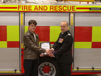Teenager, 15, honoured after helping save neighbour’s life
