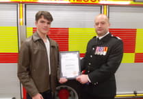 Boy, 15, given award for saving neighbour with defibrillator