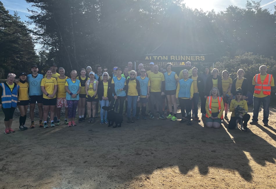 Alton Runners take over Hogmoor Inclosure parkrun