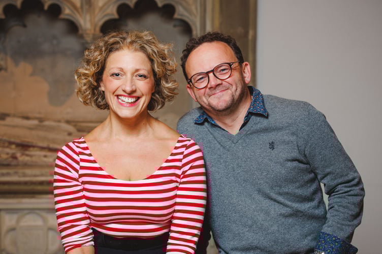 Guildford Shakespeare Company co-founders Sarah Gobran and Matt Pinches, October 2022.