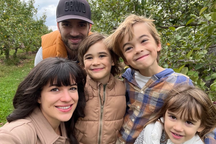 Jaclyn and Kevin alongside their two boys Ryker, 7, and Kal-el, 9 and daughter Ariella, 6, in Canada. // A family who moved to the UK from Canada has revealed their cultural shocks - including Brits wearing shoes in the house. Jaclyn Walton, 33 and her family wanted to leave Ontario, Canada behind due to the cold weather and "seasonal depression". When her husband Kevin Walton, 35, suggested they should move to England Jaclyn was not convinced as she wanted "sunshine and low taxes", she said. But after some research, Jaclyn fell in love with the idea to move to England - due to the picturesque villages, walking trails and better weather.