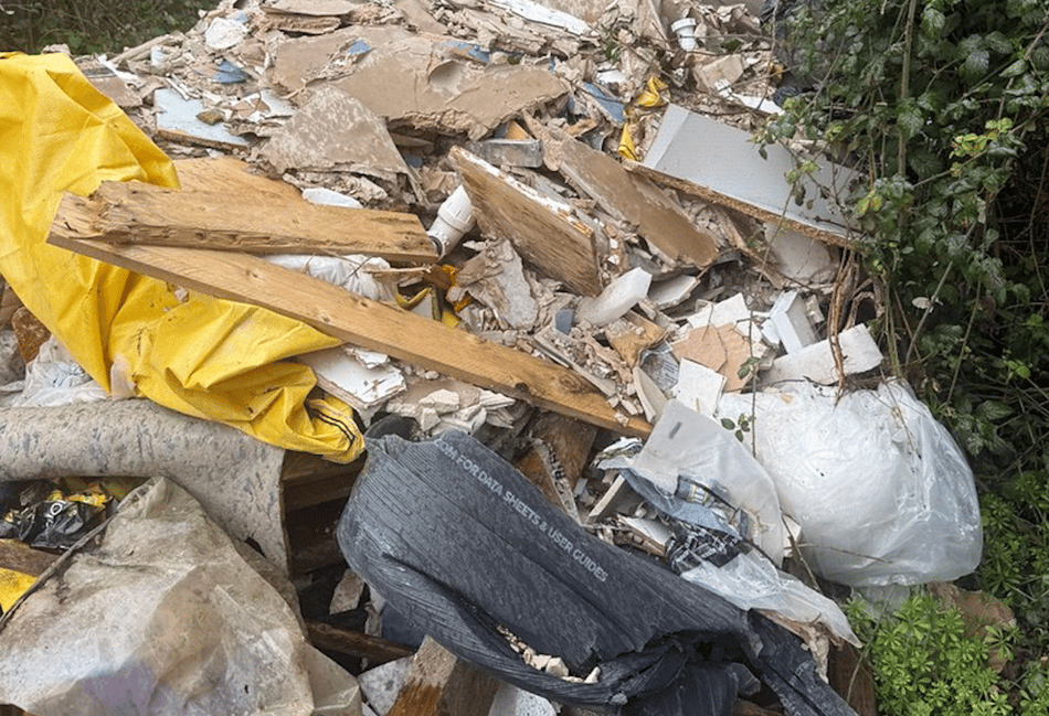 Outrage as toxic asbestos dumped near town