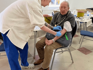 District council chairman takes prostate cancer blood test