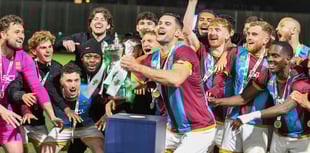 WATCH: Farnham Town boss Paul Johnson praises side after cup final win