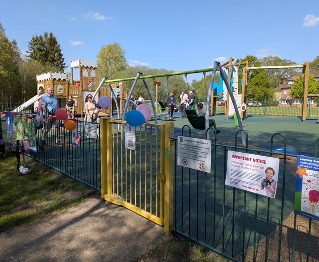 Its the fort that counts as Lindford gets playground boost