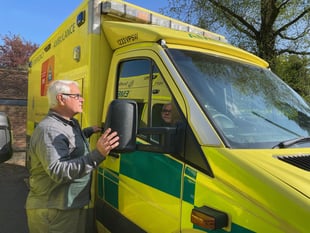 Haslemere man, 70, drives life-saving ambulance to Ukraine front line