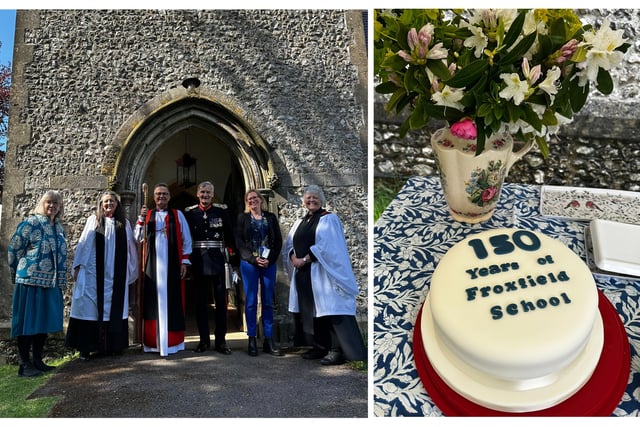 High Cross service held to mark 150 years of Froxfield Primary School