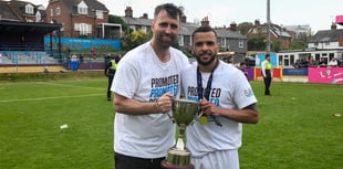 WATCH: Farnham Town manager Paul Johnson hails promotion-winning side