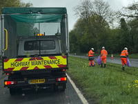 A31 roadside clean-up clears 400 bags of litter