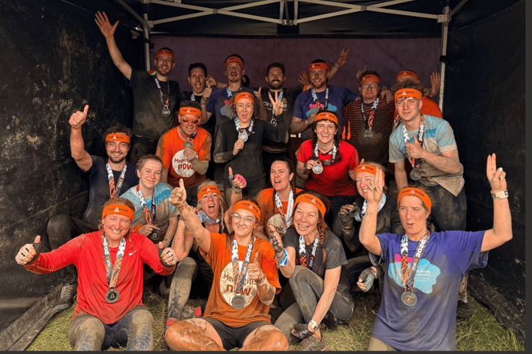Team from Eggar's School in Alton who ran the Henley Tough Mudder race, May 9th 2026. 