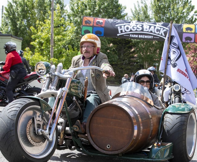 Enjoy the ride! Dapper dressers hit the road in fundraising drive