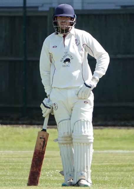 Clanfield batter Matt Bradley scored 43 not out against Emsworth