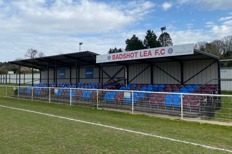 Badshot Lea's Westfield Lane ground