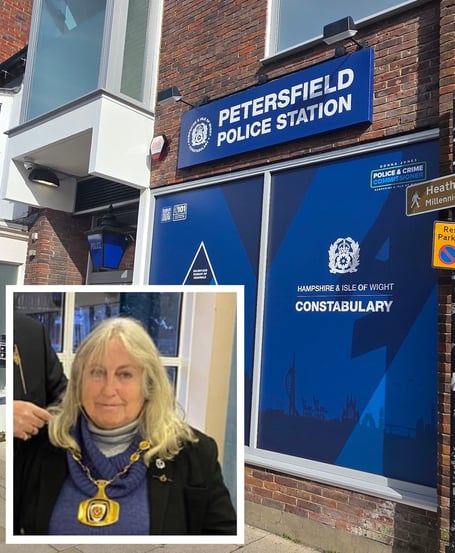 Petersfield Police Station Lesley Farrow