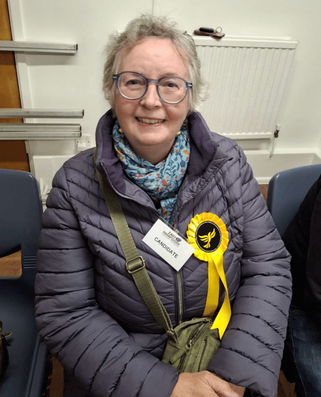 Ginny Boxall, Alton Whitedown by-election count, June 11th 2026.