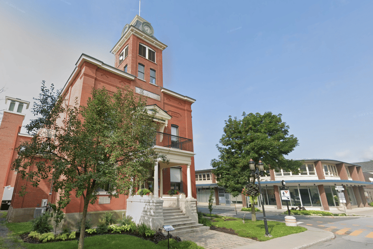 The Town Hall in Farnham, Quebec.