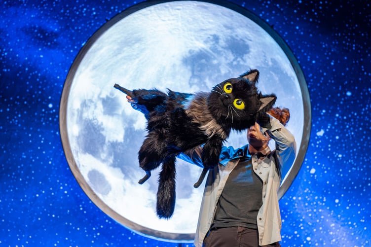 Toto the Ninja Cat and the Great Snake Escape production photos taken on the 1st April 2026 at Mercury Theatre Colchester