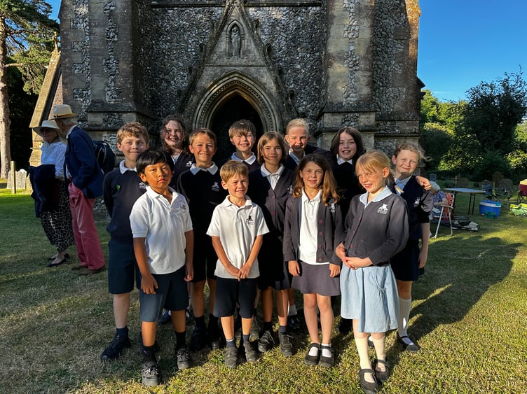 Froxfield Pupils 150 Privett Church