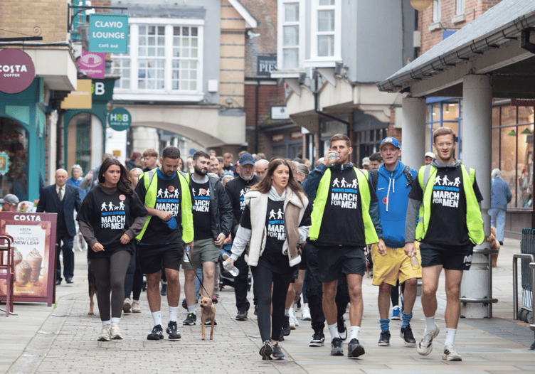 March For Men With Kev, Petersfield, 2025.