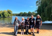 Bearing all as Heath Pond challenge raises £2.5k for wildlife charity