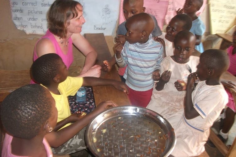 Michelle Jackson went to Uganda to see where money raised by The Tricycle was going and gave talks to local WIs about her experience.