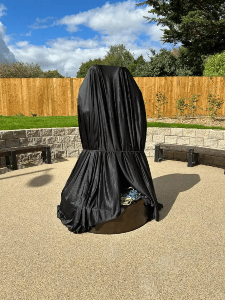 The infected blood scandal memorial at Treloar's will be unveiled on September 26th 2026.