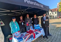 Mayor sees red as Petersfield RBL launches town's Poppy Appeal