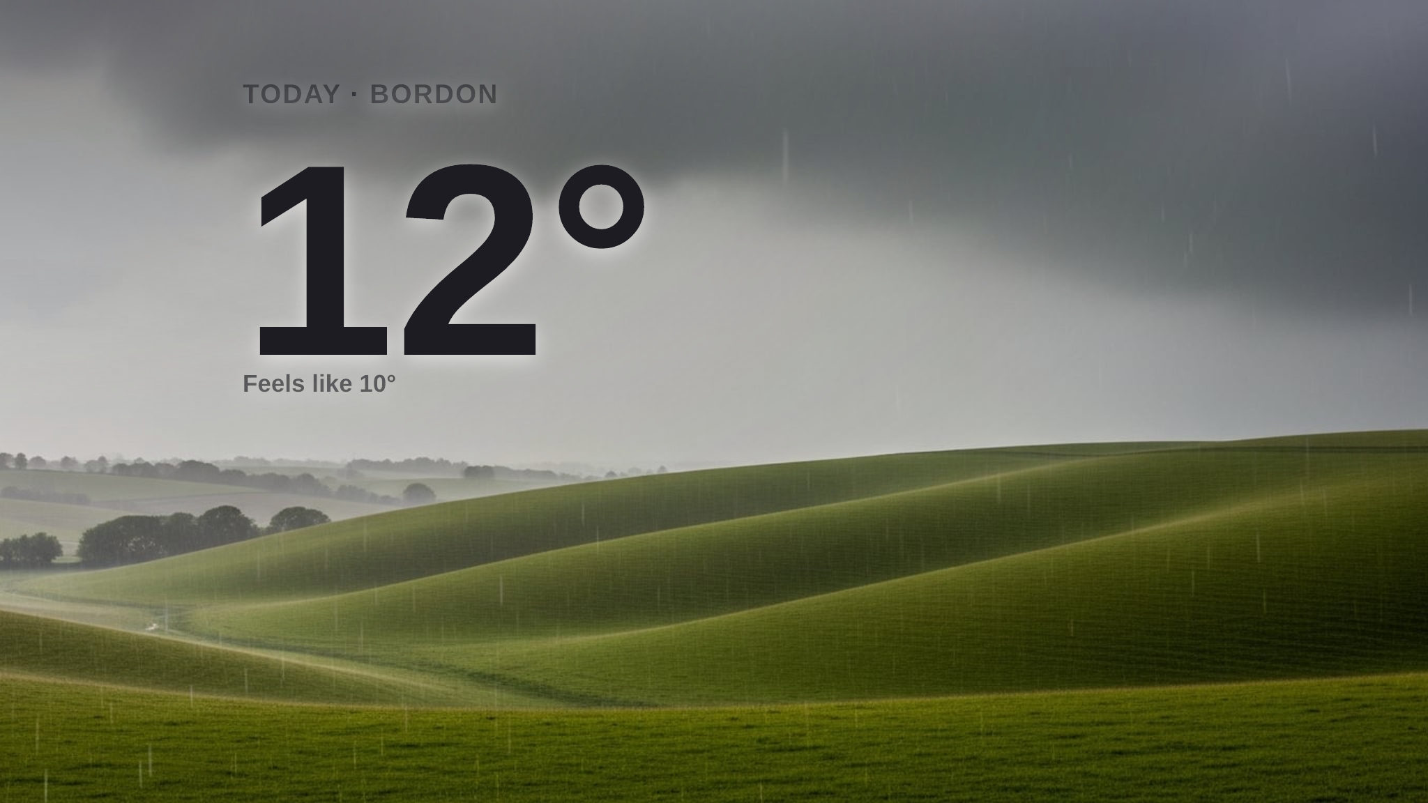 Heavy rain on the way for Bordon - here's your Friday forecast