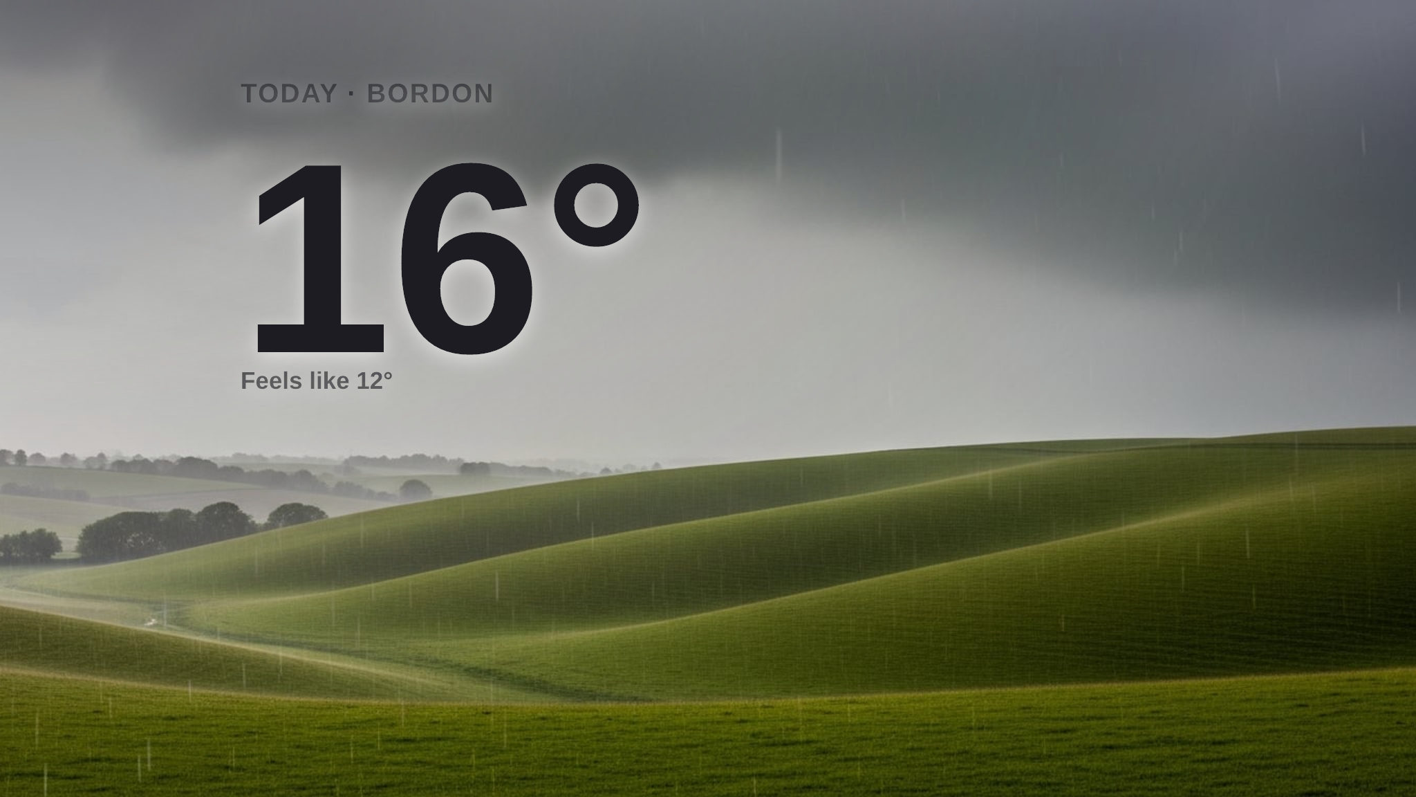 Heavy rain on the way for Bordon today - here's your Saturday forecast